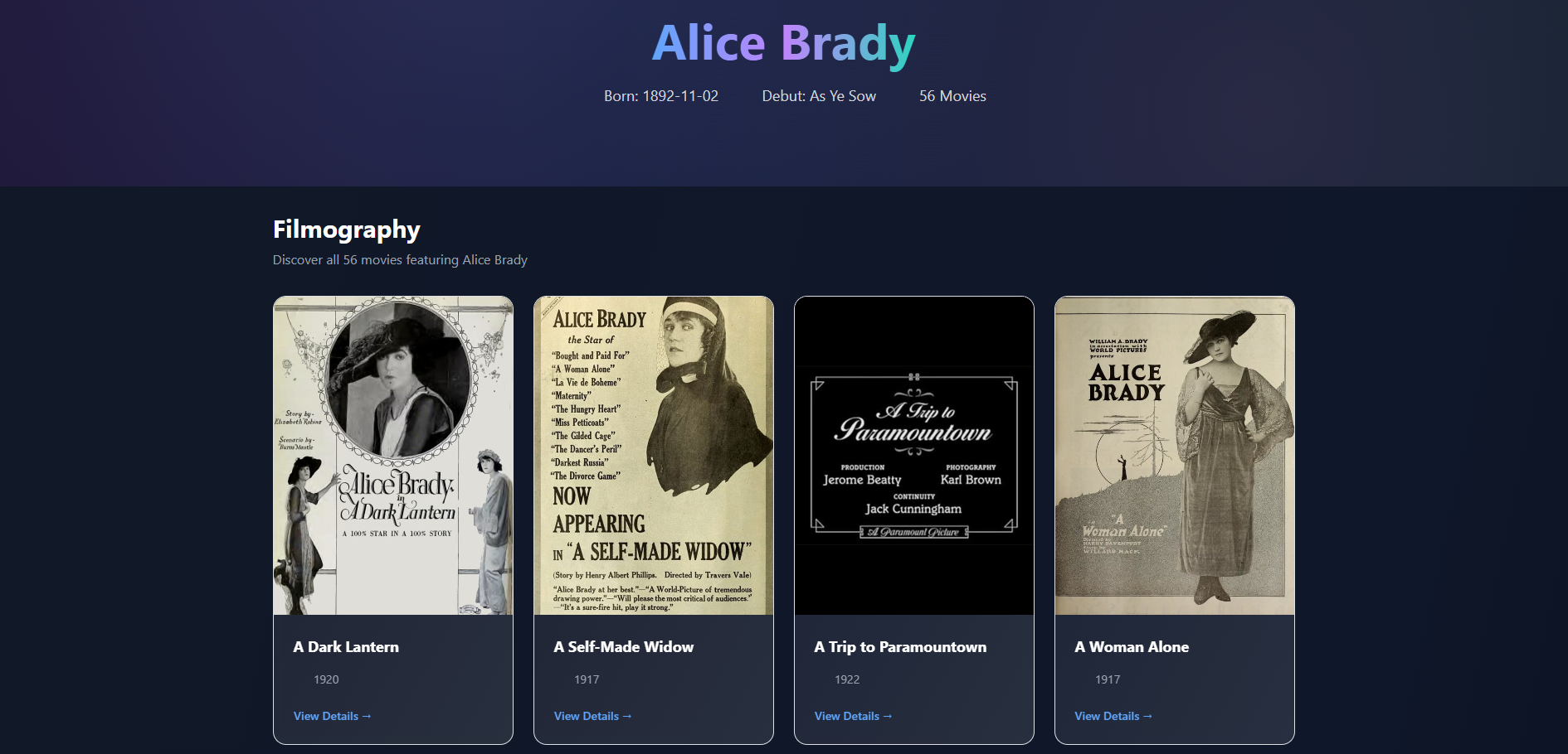 Movie Database Platform